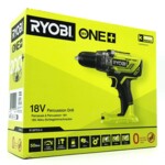 Ryobi One+ R18PD3-0 Slagboremaskine 18V Uden batteri Batteri og lader ikke inkluderet