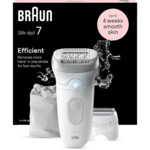 Braun Silk-épil 7 SE7-041 Epilator Grå Sølv Hvid