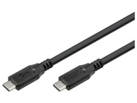 goobay USB 3.2 USB Type-C kabel 2m Sort