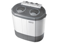 Camry Washing machine CR 8052 Top loading, Washing capacity 3 kg, 1300 RPM, Depth 40 cm, Width 60 cm, White-Grey,