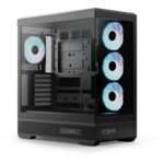 AeroCool Geh Midi P500B-Digi Black ARGB ACCS-P500B-DIGI-001