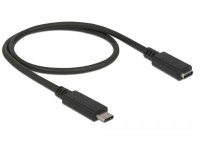Delock USB Type-C forlængerkabel 50cm Sort