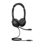 Jabra Evolve2 30 SE MS Stereo Kablet Høretelefoner Sort