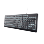 Trust Primo Beleuchtete Tastatur Kablet Tysk