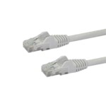 StarTech.com 10m CAT6 Cable - White Snagless CAT 6 Wire - 100W RJ45 UTP 650MHz Category 6 Network Patch Cord UL/TIA (N6PATC10MWH) CAT 6 10m Patchkabel Hvid