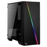 AeroCool PGS V Series Cylon Mini Tårn Micro-ATX Ingen strømforsyning Sort