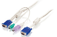 LevelOne ACC-2103 Kabel til tastatur / video / mus (KVM)