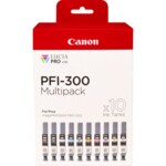 Canon PFI MBK/PBK/CO/GY/R/ /PC/PM 10 Ink Cartridge Multipack Grå Gul Cyan Magenta Rød Fotocyan Fotomagenta Chroma-optimisering Mat sort Foto-sort