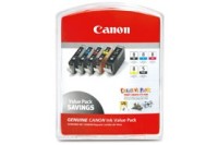 Canon CLI Value Pack 8 Multipack Sort Cyan Magenta Rød Grøn Blækbeholder 0620B027
