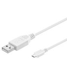 goobay USB-kabel 1.8m Hvid