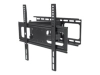 Manhattan TV & Monitor Mount, Wall, Full Motion, 1 screen, Screen Sizes: 32-55', Black, VESA 200x200 to 400x400, Max 50kg, LFD, Tilt & Swivel with 3 Pivots, Lifetime Warranty