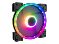 Argus RS-141 RGB Fan 1-pack Sort 140 mm