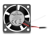 DeLOCK Fan 1-pack Sort 40 mm
