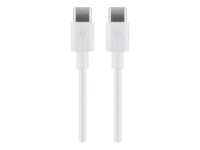 goobay USB Type-C kabel 1m Hvid