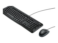 Logitech Desktop MK120 Sæt med mus og tastatur Kablet Fransk
