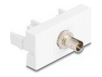 Delock Easy 45 Module ST Simplex female to ST Simplex female white