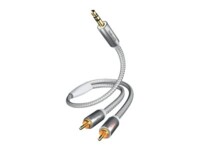 in-akustik Premium Audio Audiokabel 1.5m Sølv Hvid