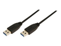 LogiLink USB-kabel 1m Sort