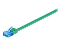 goobay CAT 6a Ikke afskærmet parsnoet (UTP) 50cm Patchkabel Grøn