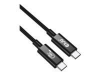 Club 3D USB Type-C kabel 2m Sort