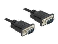 Delock Serielt kabel 10m Sort