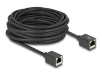 DeLOCK CAT 6a S/FTP 10m Netværkskabel Sort