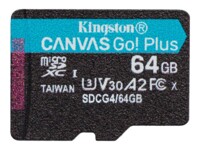 Kingston Canvas Go! Plus microSDXC UHS-I Memory Card 64GB 200MB/s