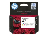 HP 47 Farve (cyan, magenta, gul) 700 sider