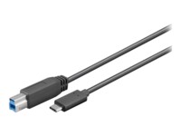 goobay USB-kabel 1m Sort