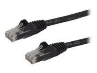 StarTech.com 100ft CAT6 Cable, 10 Snagless RJ45 650MHz 100W Patch Cord, CAT 6 10GbE UTP Network Cable w/Strain Relief, Black, Fluke Tested/Wiring is UL Certified/TIA - Category 6 - 24AWG (N6PATCH100BK) CAT 6 Ikke afskærmet parsnoet (UTP) 30.5m Patchkabel 