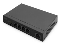 DIGITUS 4-porte Gigabit Ethernet PoE