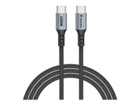 Verbatim USB Type-C kabel 1.2m Sort Sølv