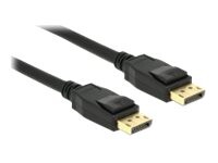 Delock DisplayPort kabel 50cm Sort