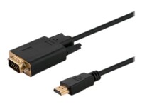 SAVIO CL-103 Videoadapterkabel 1.8m Sort