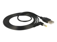 Delock USB / strøm kabel 1.5m Sort