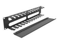 DeLOCK Rack-kabel styrepanel Sort