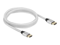 Delock HDMI-kabel 2m Sølv