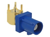 Delock FAKRA Z plug 90° PCB Blå