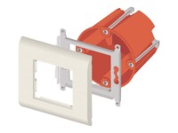 Delock Easy 45 Module Holder with Frame 80 x 80 mm white