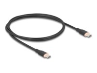 Delock USB Type-C kabel 1m Sort