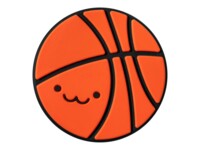 MAGMOJI Silly Basketball moji Logo badge Sort Orange