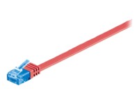 goobay CAT 6a Ikke afskærmet parsnoet (UTP) 50cm Patchkabel Rød