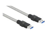 Delock USB-kabel 1m Sølv
