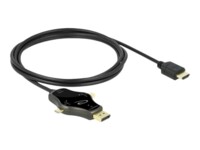 Delock 3 in 1 Videoadapter 1.75m Sort