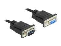 Delock Serielforlængerkabel 4m Sort