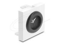 Delock Easy 45 Cable Bushing round Ø 23 mm white / black