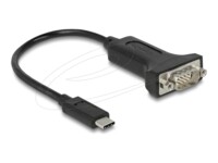 Delock USB / serielkabel 25cm Sort