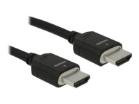 Delock HDMI-kabel med Ethernet 3m Sort