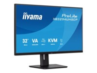 iiyama ProLite XB3294UHSCP-B1 31.5' VA 3840 x 2160 (4K) HDMI DisplayPort USB-C 60Hz Dockingskærm
