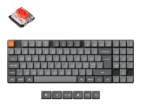 Keychron K13 Max Tastatur Mekanisk Nordvendt RGB LED Trådløs Kablet Nordisk